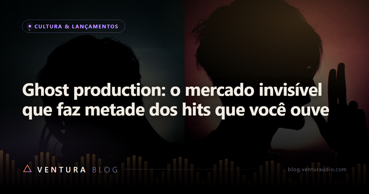 Ghost production: o mercado invisível que faz metade dos hits que você ouve