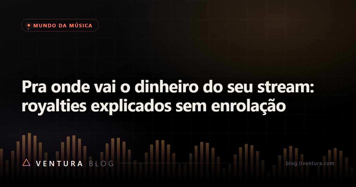 Pra onde vai o dinheiro do seu stream: royalties explicados sem enrolação